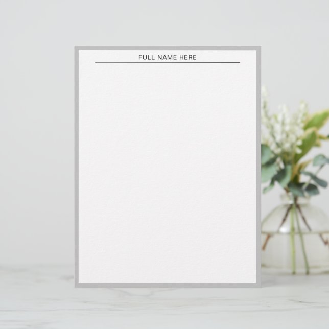 Custom Name レターヘッド (スタンド正面)