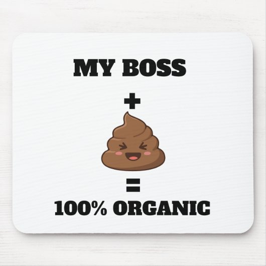 Custom Name 100% Organic Mousepad - Hilarious Offi マウスパッド (正面)