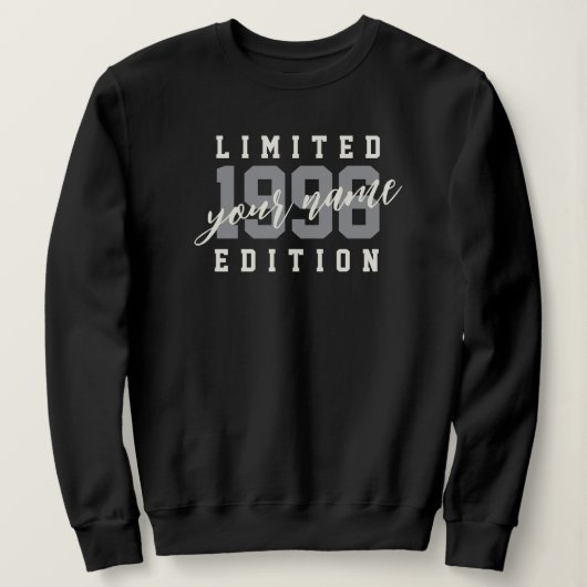Custom Name 1996 Limited Edition, 30th Birthday スウェットシャツ (デザイン正面)