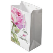 Custom Name 50th Anniversary Catholic Jubilee Nun ミディアムペーパーバッグ (正面アングル)