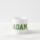 Custom Name Adam Safari Animals Espresso Mug エスプレッソカップ (正面)