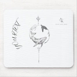 Custom Name Aesthetic Artwork マウスパッド