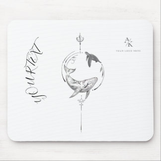 Custom Name Aesthetic Artwork マウスパッド