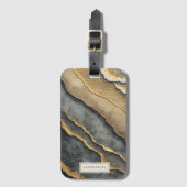 Custom Name and Address Luggage Tag ラゲッジタグ (正面縦)