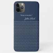 Custom Name and Text Chic Case-Mate iPhoneケース (裏面)