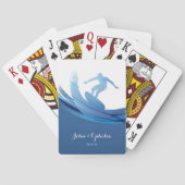 Custom Name and Text Nautical トランプ (裏面)