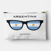 Custom Name ARGENTINA Shades アクセサリーポーチ (裏面)