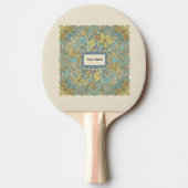 Custom Name Artistic Zentangle Ping Pong Paddle 卓球ラケット (正面)