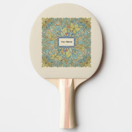 Custom Name Artistic Zentangle Ping Pong Paddle 卓球ラケット