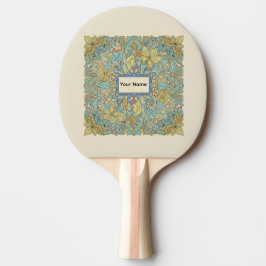 Custom Name Artistic Zentangle Ping Pong Paddle 卓球ラケット