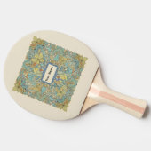 Custom Name Artistic Zentangle Ping Pong Paddle 卓球ラケット (横)
