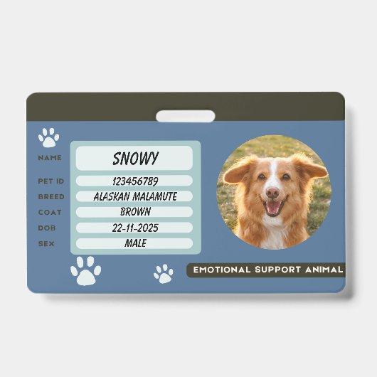Custom Name Badge Employee ID Button バッジ (正面)