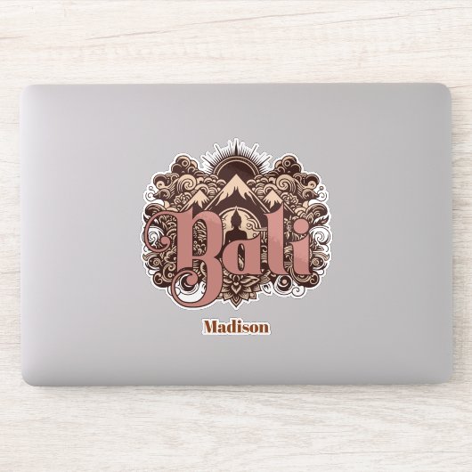 Custom Name Bali シール (コンピューター)