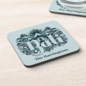 Custom Name Bali coaster set コースター (左側)