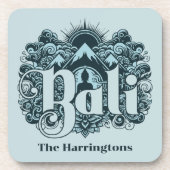 Custom Name Bali coaster set コースター (正面)