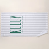 Custom Name Beach Towel - Resort ビーチタオル (正面)