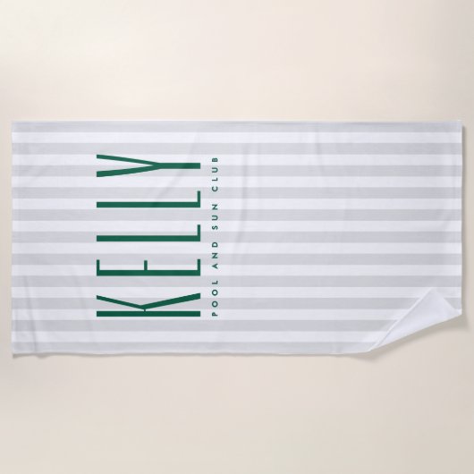 Custom Name Beach Towel - Resort ビーチタオル (正面)