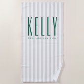 Custom Name Beach Towel - Resort ビーチタオル (正面)