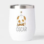 Custom Name Best Cat Dad Personalized Coffee Cup (背面)
