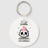 Custom Name Birthday キーホルダー (正面)