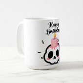 Custom Name Birthday コーヒーマグカップ (正面左)