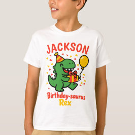 Custom Name Birthday Dinosaur Party  Tシャツ