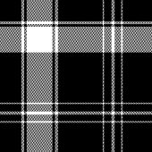 Custom Name Black White Buffalo Plaid Men's Gift フリースブランケット