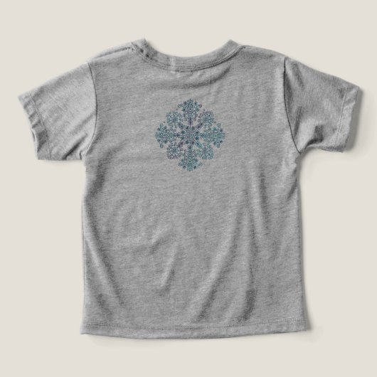  Custom Name  - Blue Hungarian Folk Floral  (デザイン裏面)