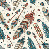 Custom Name Boho Towel Pastel Native Kitchen Set キッチンタオル