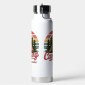 Custom Name Camping ウォーターボトル (左面)