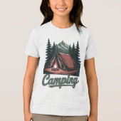 Custom Name Camping トライブレンドＴシャツ (正面)