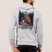 Custom Name Camping パーカ (裏面)