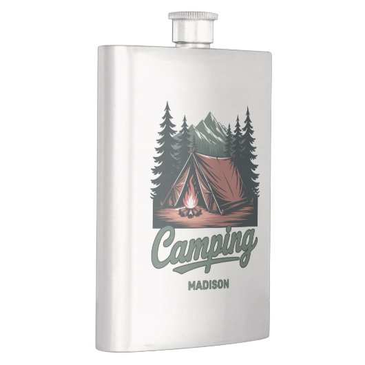 Custom Name Camping フラスク (右)