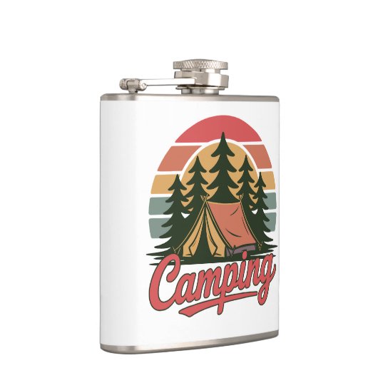 Custom Name Camping フラスク (右)