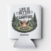 Custom Name Camping 缶クーラー (裏面)