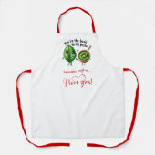 Custom Name Cartoon Food Sweet Love Gift Apron エプロン (正面)