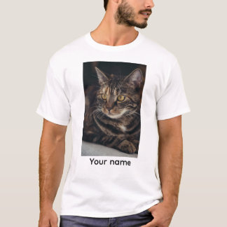 Custom Name Cat T-Shirt Tシャツ