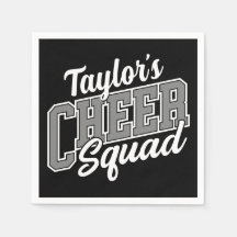 Custom NAME Cheerleader School Varsity Cheer Squad
