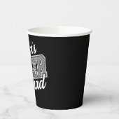 Custom NAME Cheerleader School Varsity Cheer Squad 紙コップ (左)