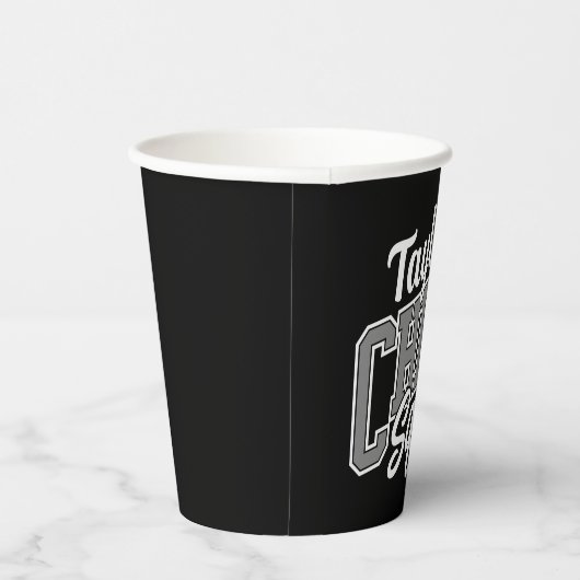 Custom NAME Cheerleader School Varsity Cheer Squad 紙コップ (右)