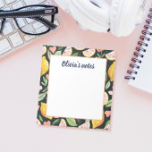 Custom Name Chic Lemon Citrus Fruits ポストイット