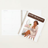 Custom name chic Self care journal  プランナー手帳 (ディスプレー)