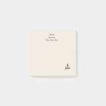 Custom Name Church Office I Love Jesus Notepad