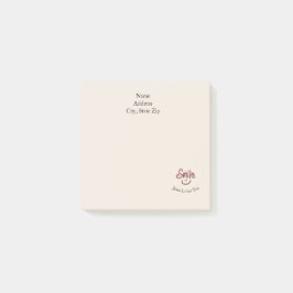 Custom Name Church Office Smile Jesus Loves You ポストイット