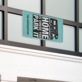 Custom name & color Camper Van 横断幕 (ビルの外側)