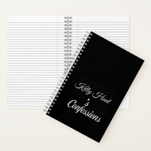 Custom Name Confessions Notebook Gift ノートブック (内側)