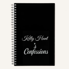 Custom Name Confessions Notebook Gift ノートブック