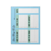 Custom Name Coworker Gift Check List ノートパッド (回転)