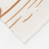 Custom Name Cute Capybara With Sunglasses Kids フリースブランケット (角)