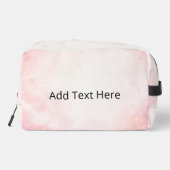 Custom Name Cute Dragon & Horse Toiletry Bag ドップキット (裏面)